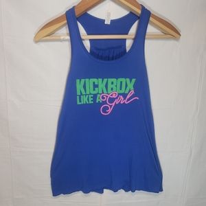 Kickbox like a girl. Large Camp David tank top. Great condition.